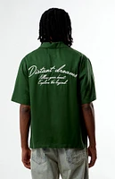 PacSun Distant Dreams Embroidered Oversized Resort Camp Shirt