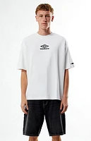 Umbro x PacSun White Short Sleeve T-Shirt
