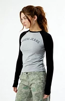 Guess Jeans Long Sleeve Raglan T-Shirt