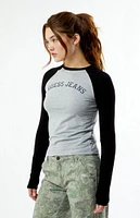 Guess Long Sleeve Raglan T-Shirt