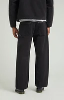 Pacsun Black Embellished Baggy Carpenter Jeans
