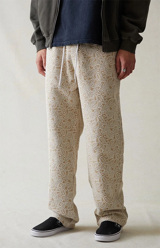 PacSun Canvas Printed Paisley Slim Trousers