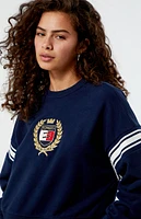 Tommy Jeans Boxy Crest Crew Neck Sweatshirt