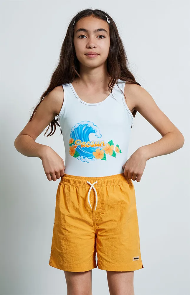 PacSun Kids Gold Boardshorts