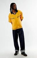 FORD Sunset Yellow Woven Camp Shirt
