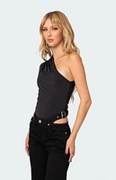 Edikted Tabby Gathered One Shoulder Top