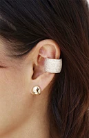 Ettika Crystal Statement Chunky Ear Cuff