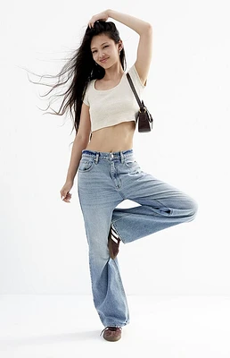 Pacsun Cali Medium Indigo Baggy Boyfriend Jeans