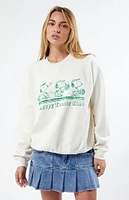 Peanuts Snoopy Tennis Club Crew Neck Sweatshirt