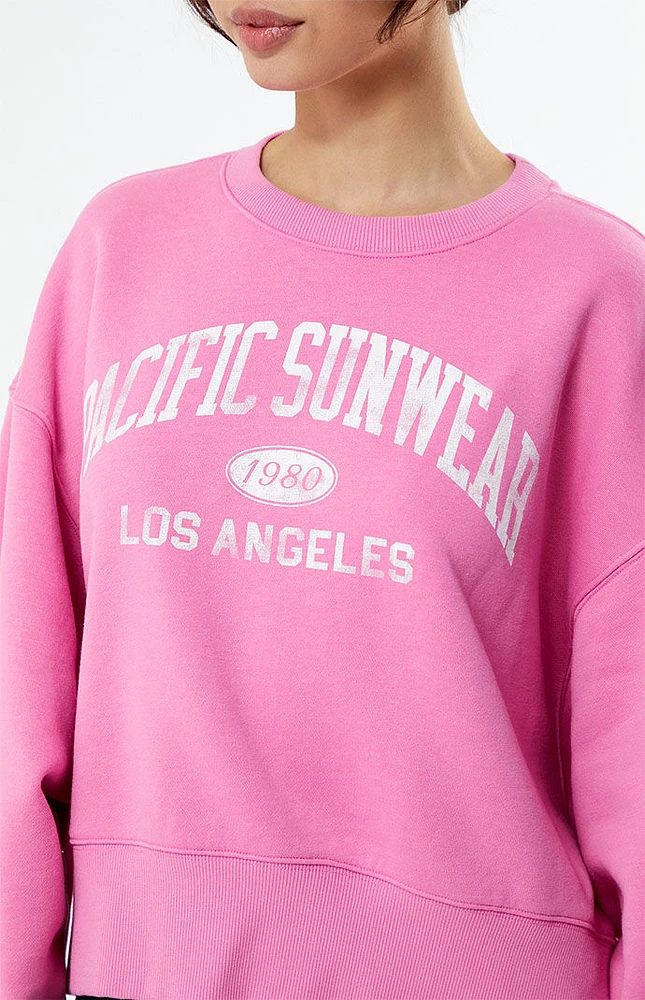 PacSun Vintage Pacific Sunwear Cropped Crew Neck Sweatshirt