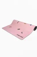 Pink Butterfly Yoga Mat