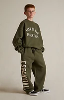 Fear of God Essentials Kids Military Fleece Relaxed Sweatpants