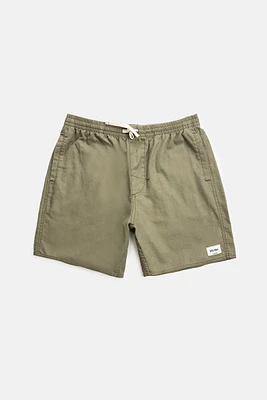 Rhythm Olive Classic Linen Shorts