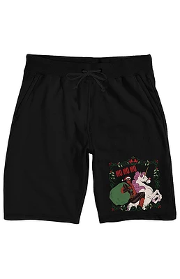 Deadpool Christmas Ho Sweat Shorts