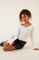 LA Hearts Lane Off-The-Shoulder Sweater