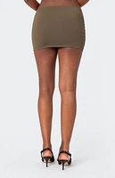 Edikted Kenya Gathered Mini Skirt