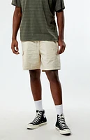 PacSun Cream Cargo Shorts