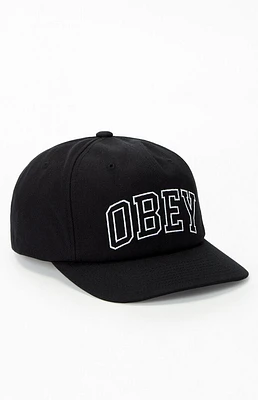 Obey Academy 6 Panel Snapback Hat
