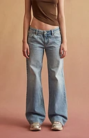 RARE DNM EDIT Light Blue Low Rise Girlfriend Jeans