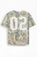 Pacsun Chaos Camo Cropped T-Shirt