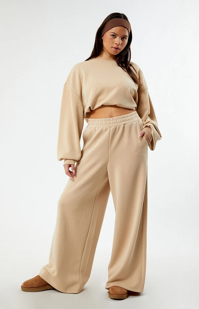 WEWOREWHAT Pull-On Wide Leg Pants