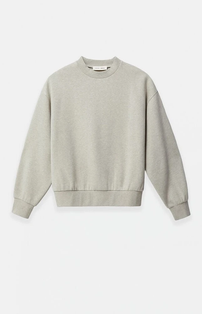 Fear of God Essentials Heather Stone Classic Fleece Crew Neck Sweatshirt