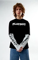 Playboy By PacSun Barbwire 2fer Long Sleeve T-Shirt