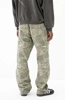 PacSun Tree Camo Baggy Cargo Jeans