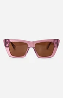 INDY Sunglasses Uptown Blush Square Sunglasses