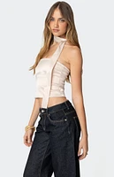 Edikted Strapless Two Piece Scarf Top