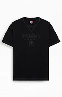 Tommy Jeans Black Tonal Crest T-Shirt