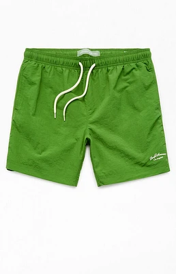 PacSun Solid Collegiate 6.5" Swim Trunks