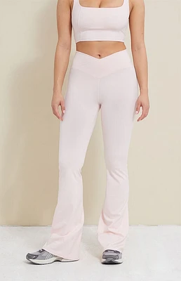 PAC 1980 WHISPER Active Crossover Flare Yoga Pants