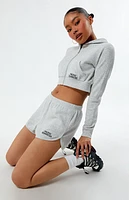 Pacsun Pacific Sunwear Ultra Cropped Zip Up Hoodie