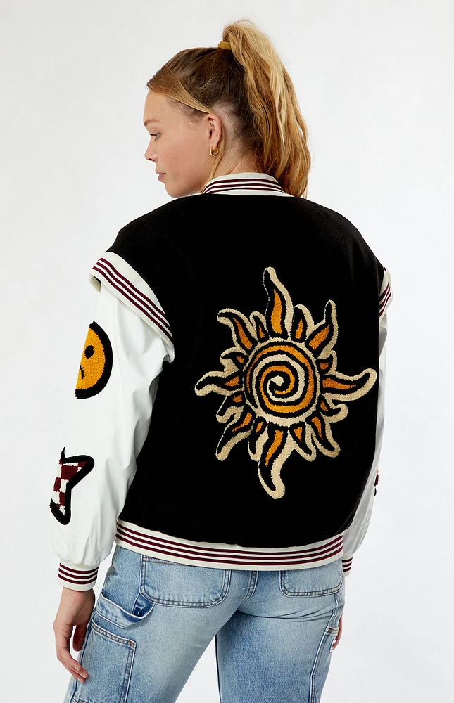 Daisy Street Dreamer Varsity Jacket