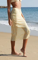 Pacsun Destination Mesh Midi Skirt