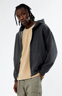 PacSun Vintage Washed Full Zip Hoodie