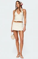Edikted Keli Buckle Halter Top