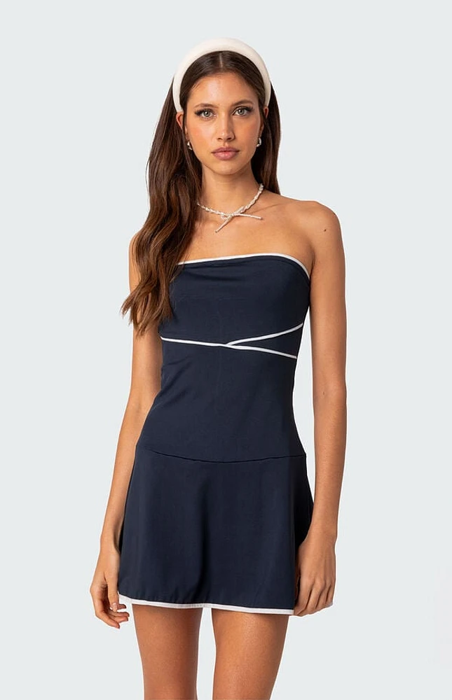 Edikted Freya Contrast Mini Dress