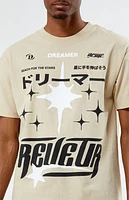 Pacsun Stars And Dreams Oversized T-Shirt