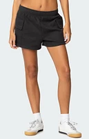 Edikted Garnet Cargo Sweat Shorts