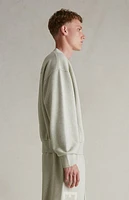 Fear of God Essentials Heather Stone Classic Fleece Crew Neck Sweatshirt