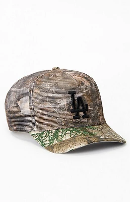New Era LA Dodgers Camo 9FORTY Trucker Hat