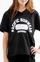 PacSun Kids Black Mesh Jersey