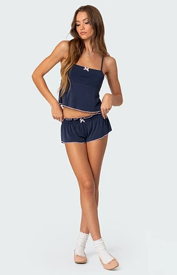 Edikted Alice Gathered Waist Shorts