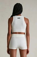 Fear of God Essentials Women's Cloud White Knit Boxer Shorts