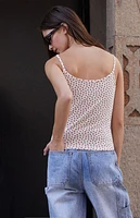 John Galt Skylar Strawberry Tank Top