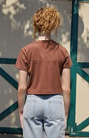 Pacsun Kids Solid Ribbed Skimmer T-Shirt