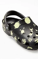 Crocs Kids Classic Glow-In-The-Dark Space Clogs