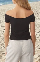 John Galt Chicago 34 Bonnie Off-The-Shoulder Top